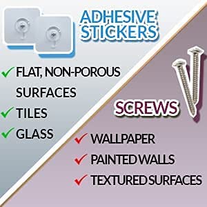 adhesive stickers and screw