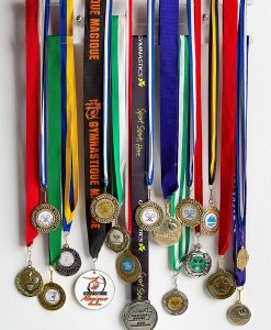 Medal Hanger THICK 5mm Acrylic Personalised Male Running 3Tier Medal Holder 