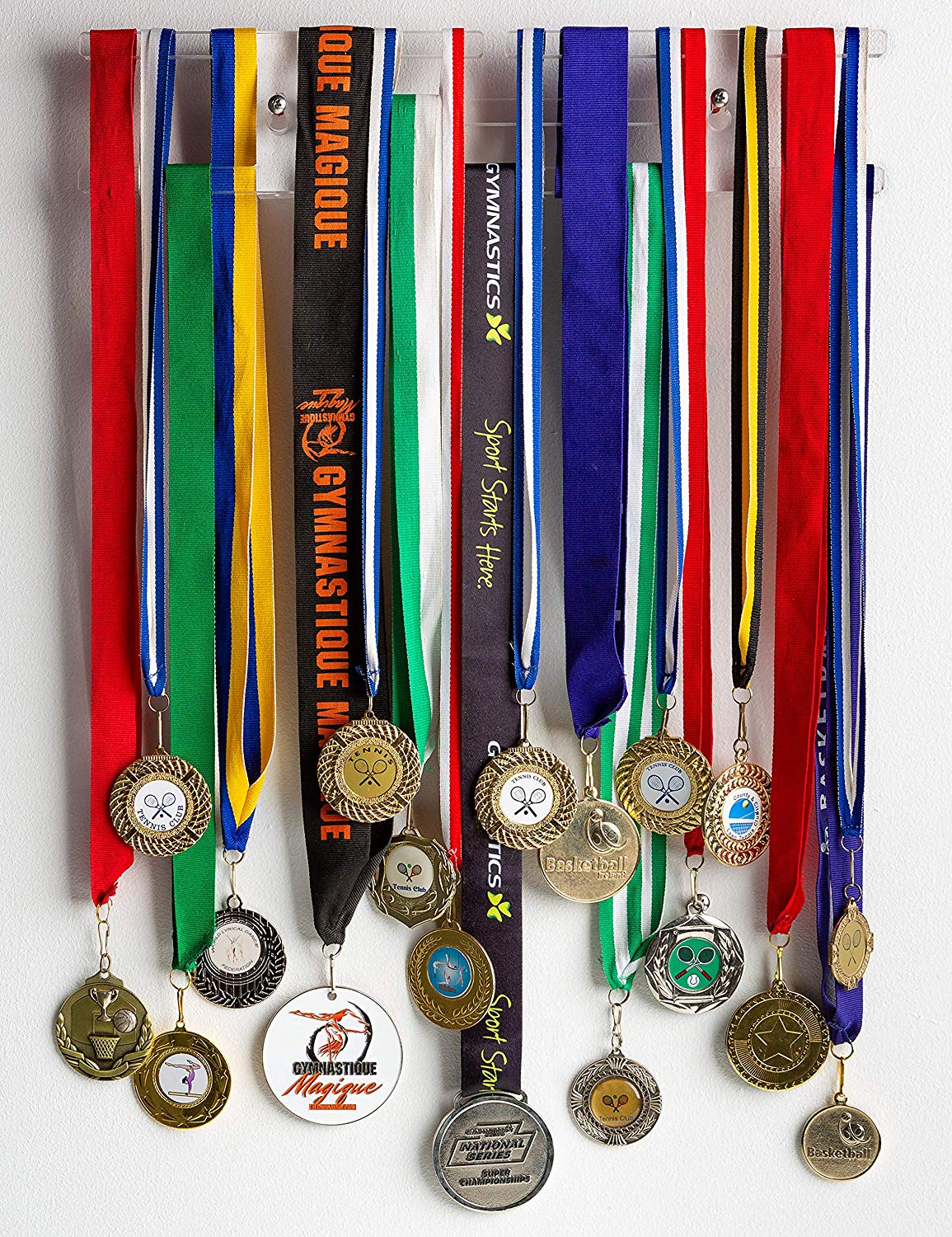 FREE Post! Medal Holder Acrylic Display Hanger I Crossed The Line 