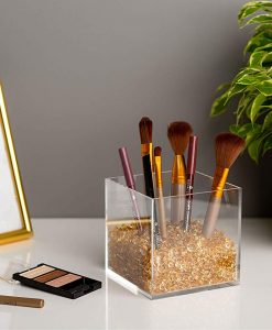 beautiful acrylic makeup brush holder