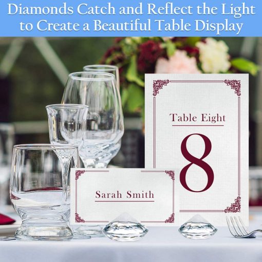 diamond table setting wedding