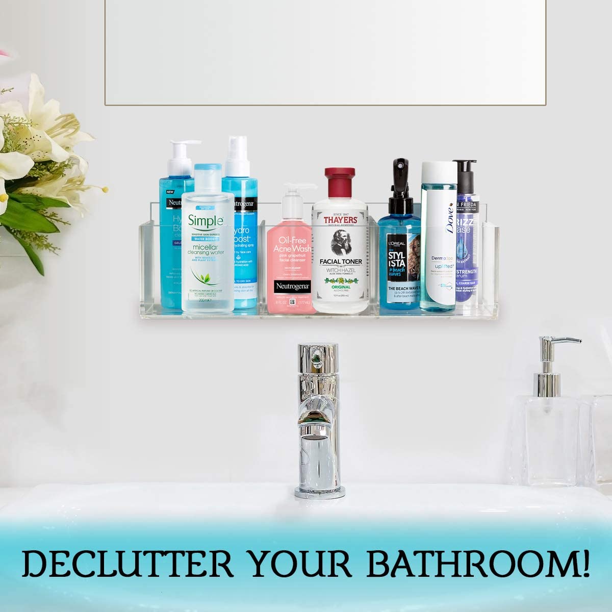 how to declutter bathroom